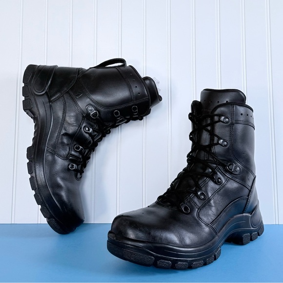 HAIX Airpower P7 Men's Black Winter Tactical Boots,Anti-Slip and Waterproof - Picture 1 of 17